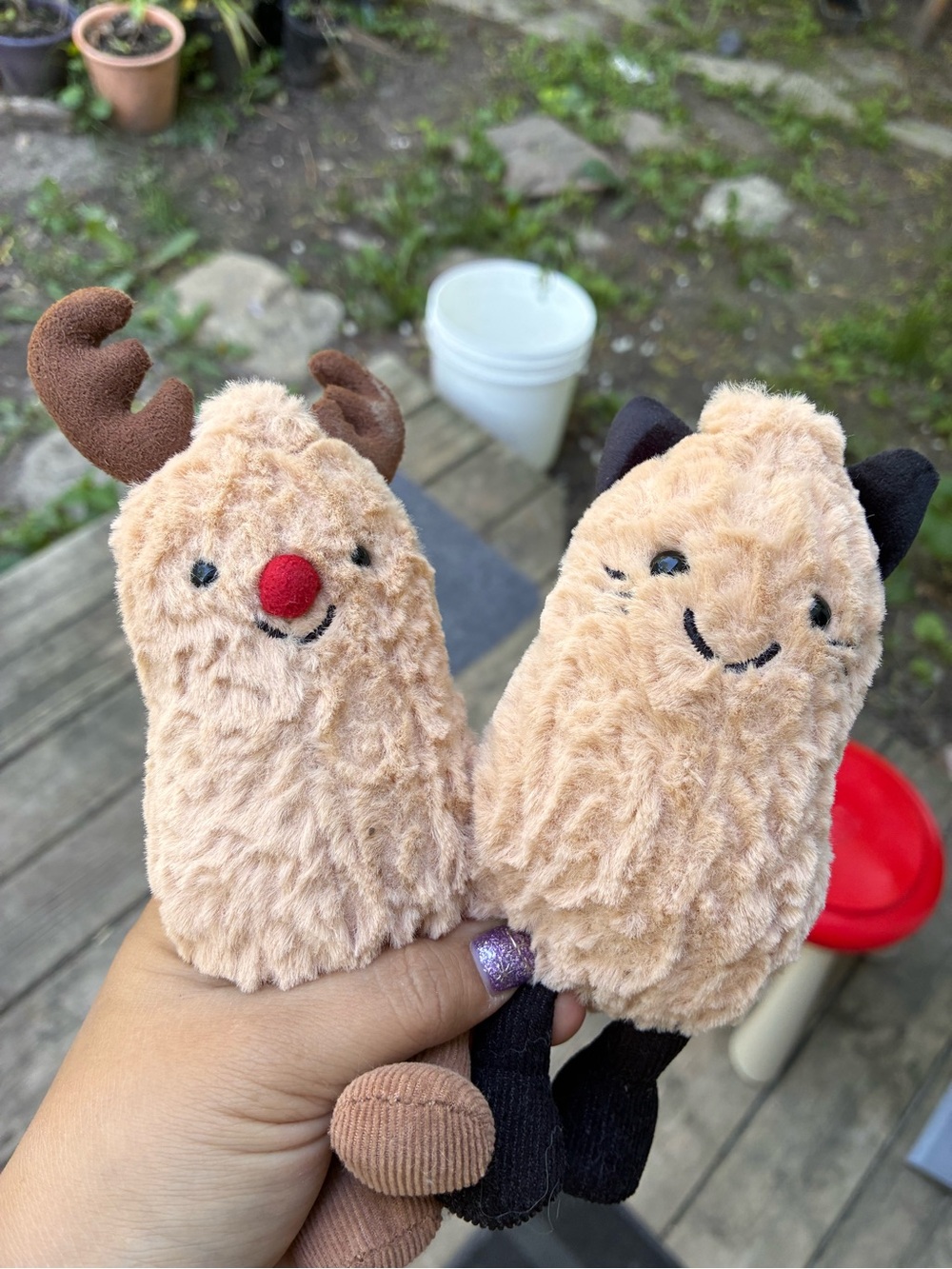 Jellycat Cute Reindeer & Cat Plushies Brand new with tags